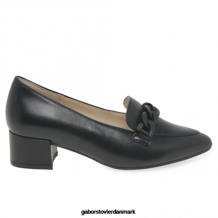 Gabor Kvinder Hoolie Court sko 4T2H668 fodtøj sort