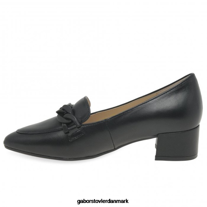 Gabor Kvinder Hoolie Court sko 4T2H668 fodtøj sort