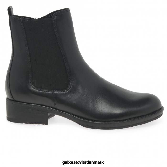 Gabor Kvinder adair chelsea støvler 4T2H6258 fodtøj sort