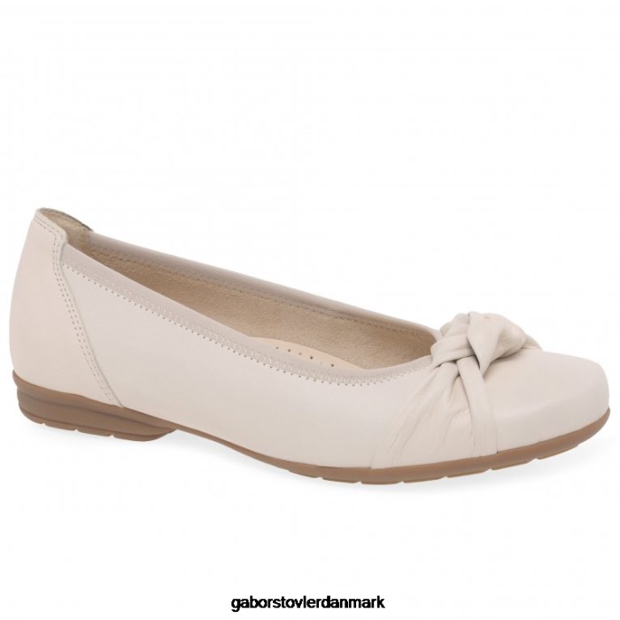 Gabor Kvinder ashlene fritidssko 4T2H689 fodtøj elfenbenslæder