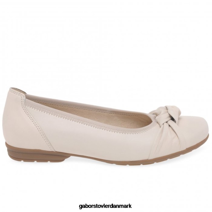 Gabor Kvinder ashlene fritidssko 4T2H689 fodtøj elfenbenslæder