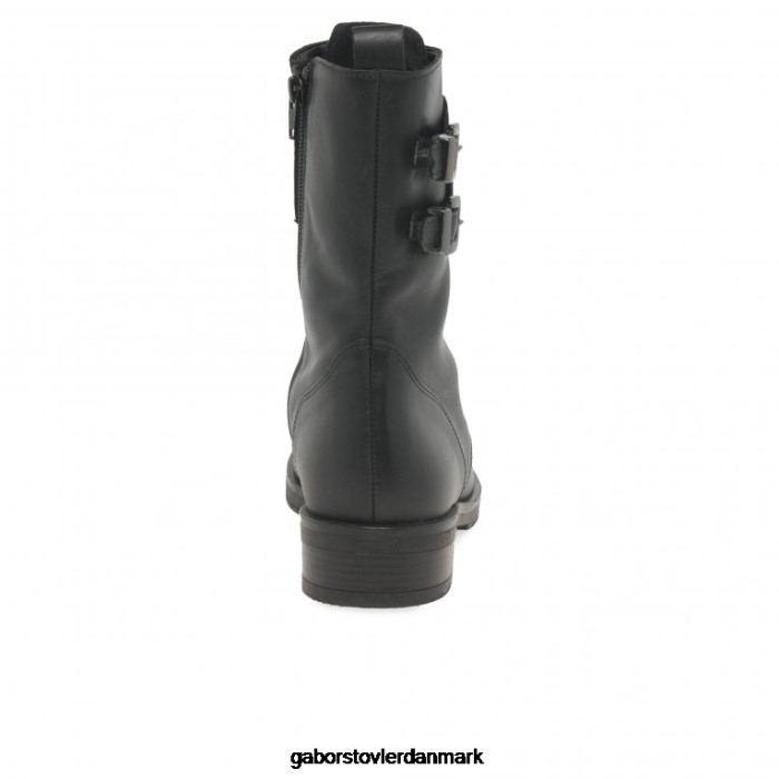 Gabor Kvinder bag biker støvler 4T2H6237 fodtøj sort