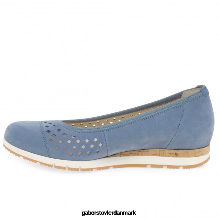 Gabor Kvinder berry punch detalje sko 4T2H61 fodtøj himlen nubuck