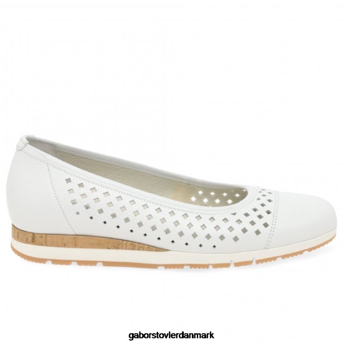 Gabor Kvinder berry punch detalje sko 4T2H63 fodtøj hvid/kork