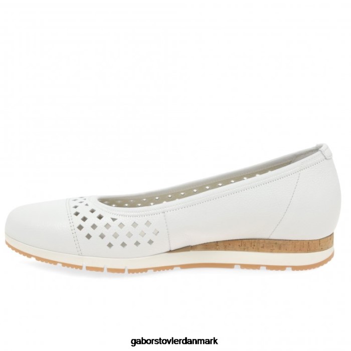 Gabor Kvinder berry punch detalje sko 4T2H63 fodtøj hvid/kork