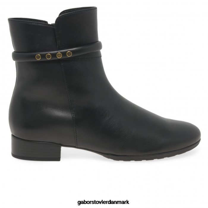 Gabor Kvinder boom ankelstøvler 4T2H6248 fodtøj sort guld