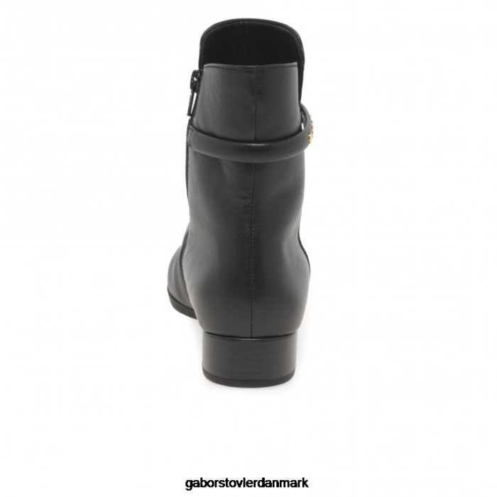 Gabor Kvinder boom ankelstøvler 4T2H6248 fodtøj sort guld