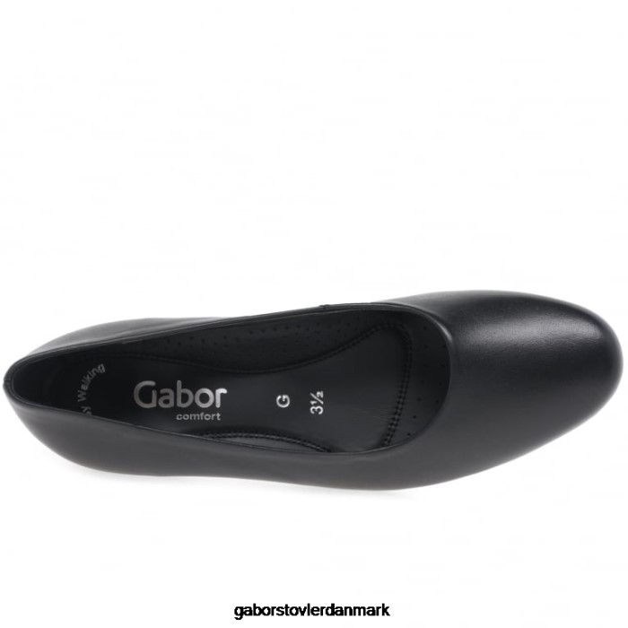 Gabor Kvinder brambling banesko 4T2H642 fodtøj sort