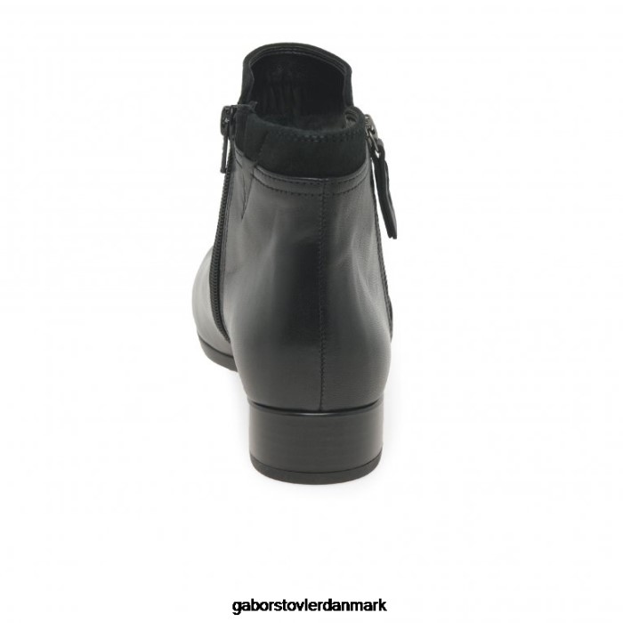 Gabor Kvinder briano ankelstøvler 4T2H6244 fodtøj sort/ruskind