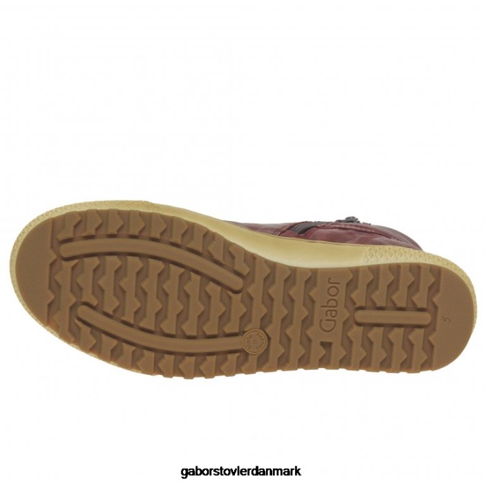 Gabor Kvinder bulner afslappede ankelstøvler 4T2H6183 fodtøj mørkerød