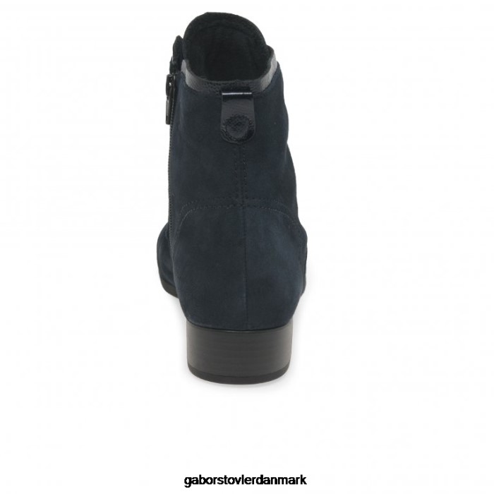 Gabor Kvinder båd ankelstøvler 4T2H6215 fodtøj marineblå ruskind