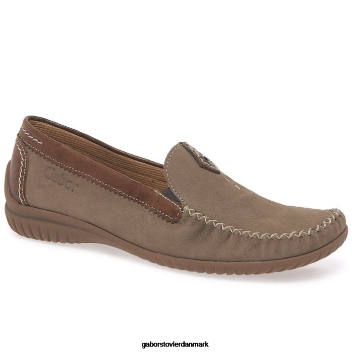 Gabor Kvinder californiske sporty mokkasiner 4T2H681 fodtøj corda nubuck/tan