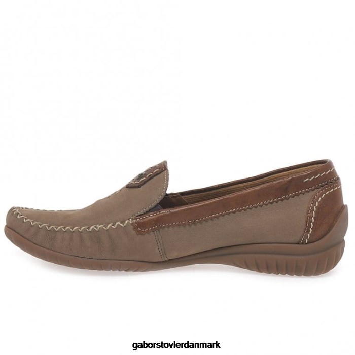 Gabor Kvinder californiske sporty mokkasiner 4T2H681 fodtøj corda nubuck/tan