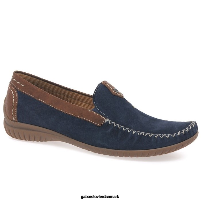 marineblå nubuck/tan