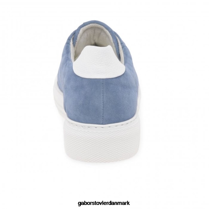 Gabor Kvinder camrose trænere 4T2H6137 fodtøj himmelsk ruskind/hvid