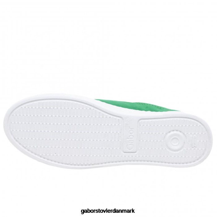 Gabor Kvinder camrose trænere 4T2H6138 fodtøj verde ruskind/hvid