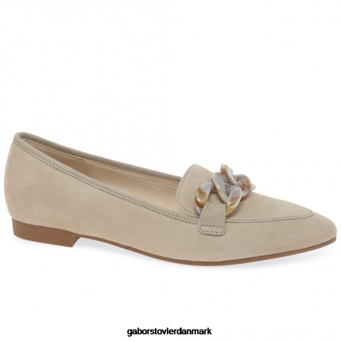 Gabor Kvinder carol loafers 4T2H696 fodtøj ørken ruskind