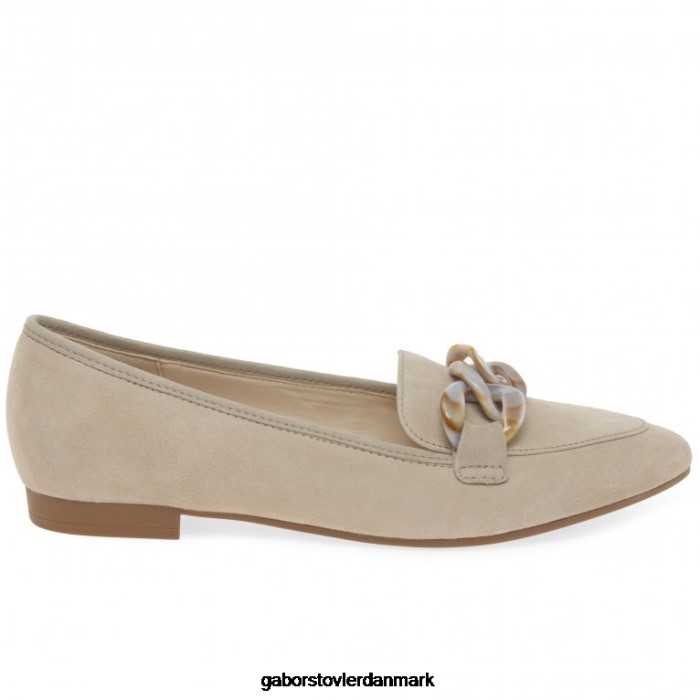 Gabor Kvinder carol loafers 4T2H696 fodtøj ørken ruskind