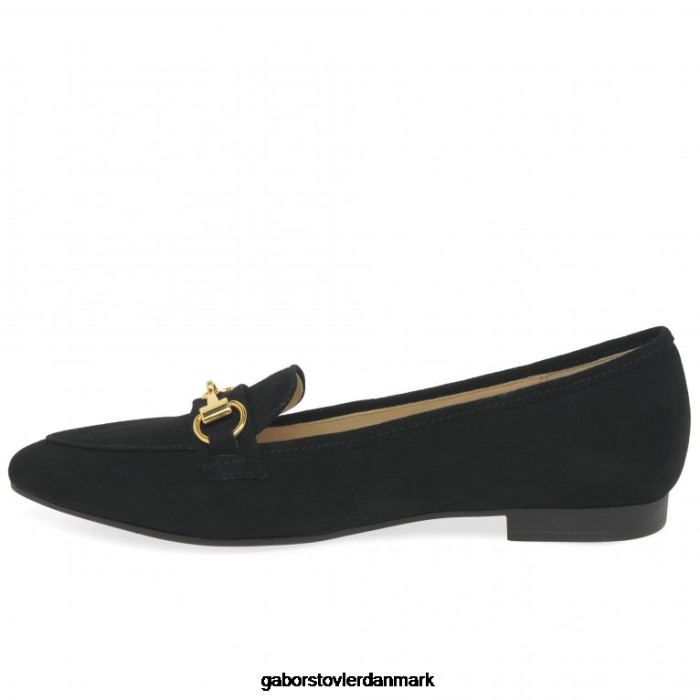 Gabor Kvinder caterham sko 4T2H6109 fodtøj sort ruskind