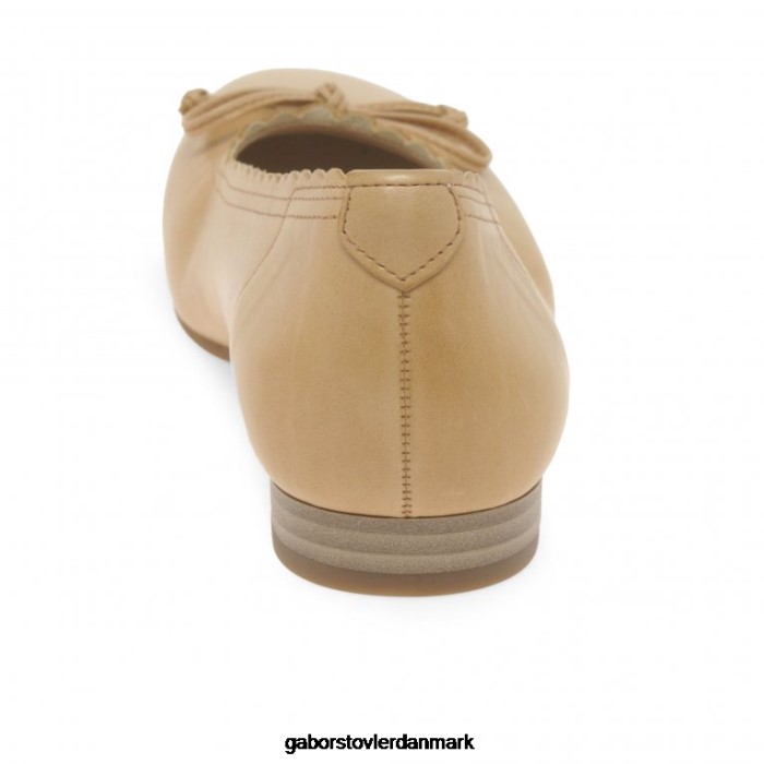 Gabor Kvinder conchita ballet pumps 4T2H627 fodtøj jordnøddelæder