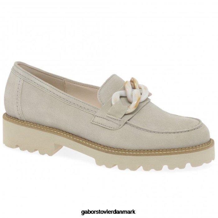 Gabor Kvinder daisy loafers 4T2H6323 fodtøj hør ruskind