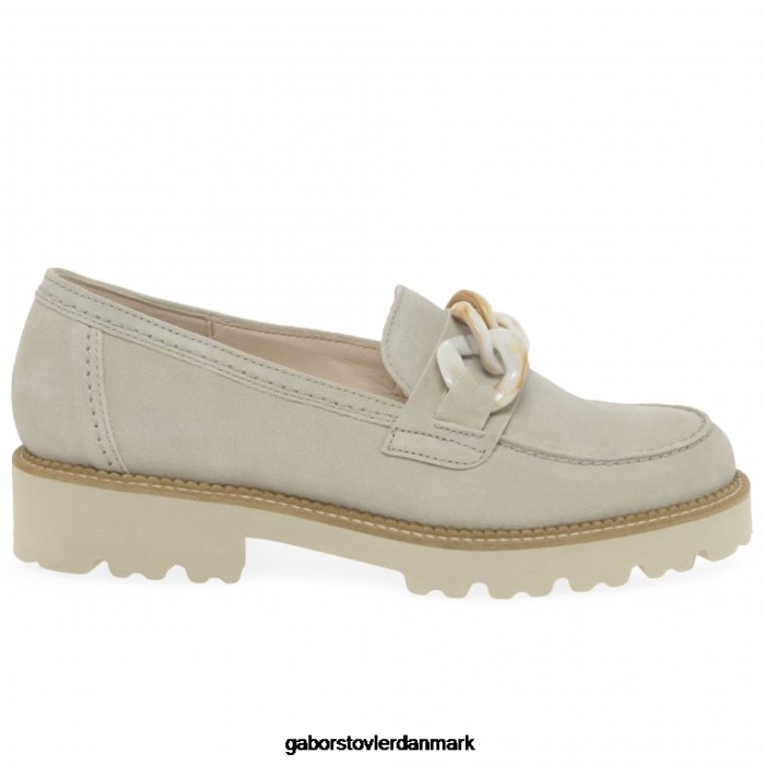 Gabor Kvinder daisy loafers 4T2H6323 fodtøj hør ruskind