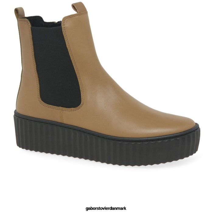 Gabor Kvinder december chelsea støvler 4T2H6206 fodtøj chino