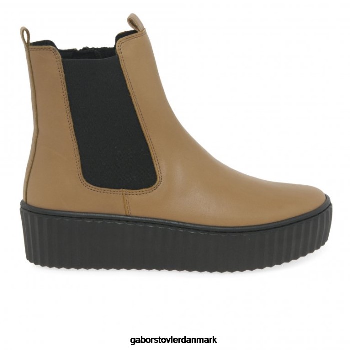 Gabor Kvinder december chelsea støvler 4T2H6206 fodtøj chino