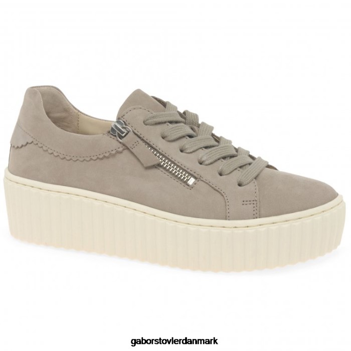 Gabor Kvinder dolly trænere 4T2H6131 fodtøj hør nubuck