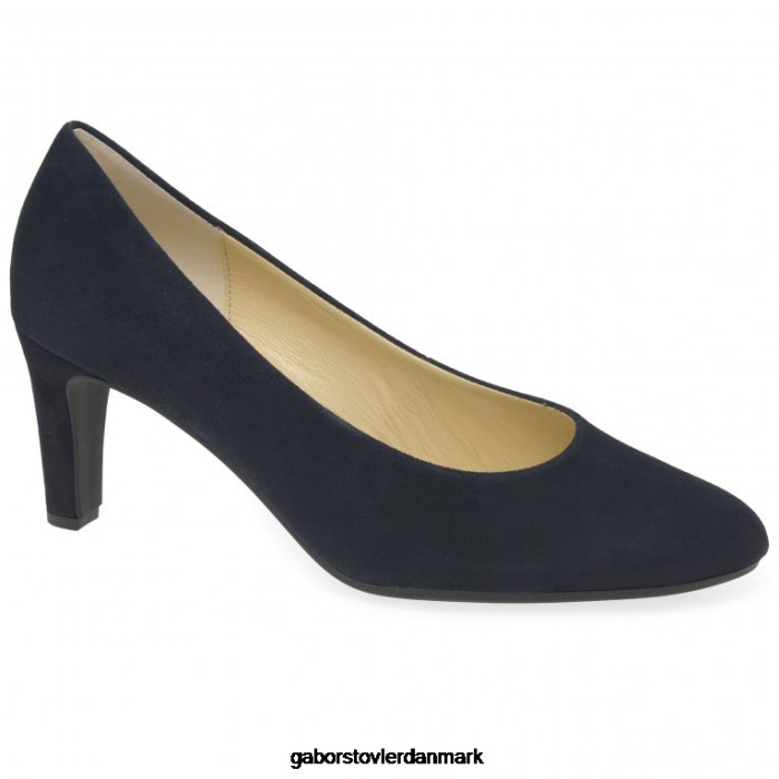 Gabor Kvinder edina court sko 4T2H634 fodtøj atlantisk ruskind
