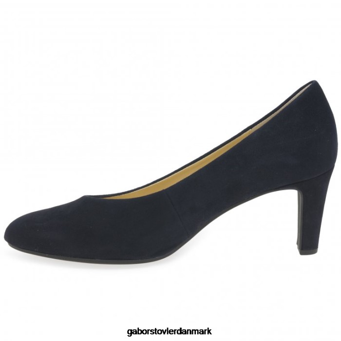 Gabor Kvinder edina court sko 4T2H634 fodtøj atlantisk ruskind