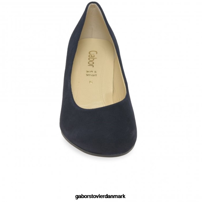 Gabor Kvinder edina court sko 4T2H634 fodtøj atlantisk ruskind