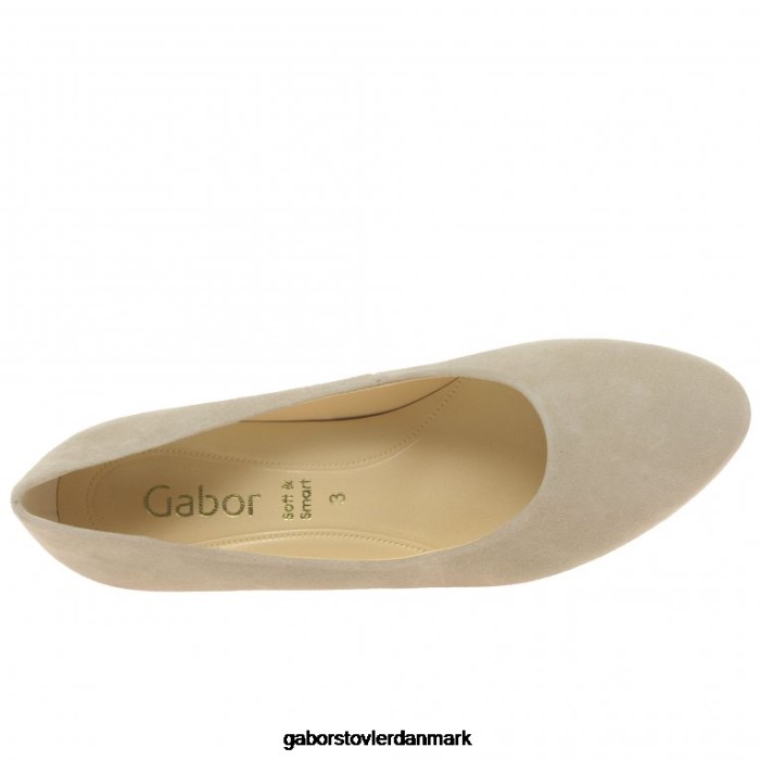 Gabor Kvinder edina court sko 4T2H635 fodtøj ørken ruskind