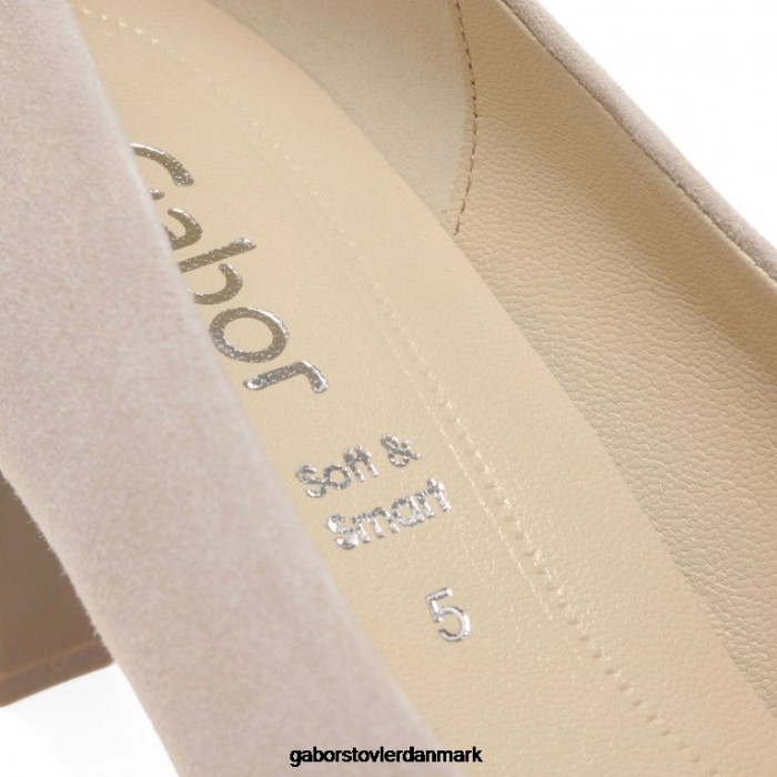 Gabor Kvinder edina court sko 4T2H636 fodtøj rouge ruskind