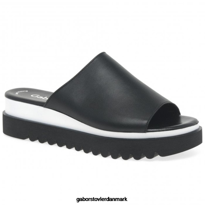 Gabor Kvinder emily-rose platform muldyr 4T2H6174 fodtøj sort