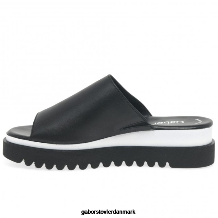 Gabor Kvinder emily-rose platform muldyr 4T2H6174 fodtøj sort