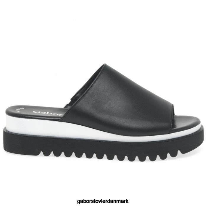 Gabor Kvinder emily-rose platform muldyr 4T2H6174 fodtøj sort