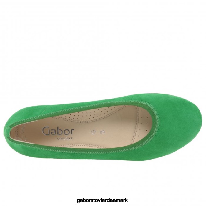 Gabor Kvinder epworth sko med lav kilehæl 4T2H6119 fodtøj verde ruskind
