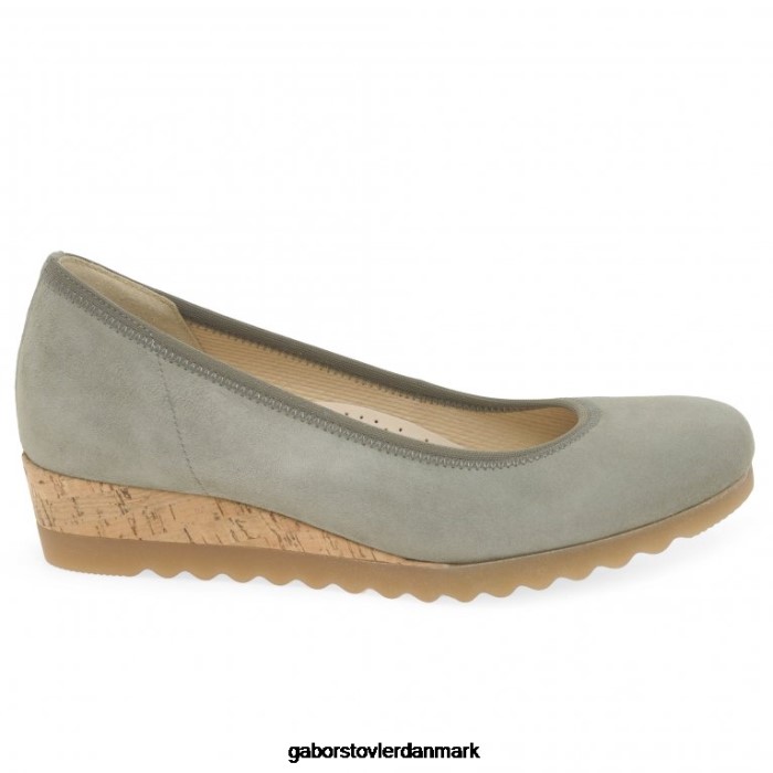 Gabor Kvinder epworth sko med lav kilehæl 4T2H6316 fodtøj skilf ruskind
