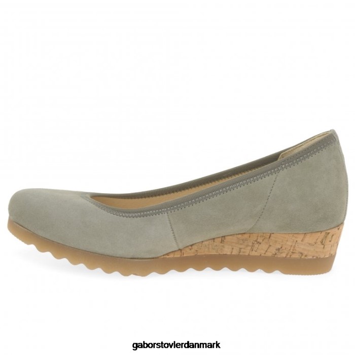 Gabor Kvinder epworth sko med lav kilehæl 4T2H6316 fodtøj skilf ruskind