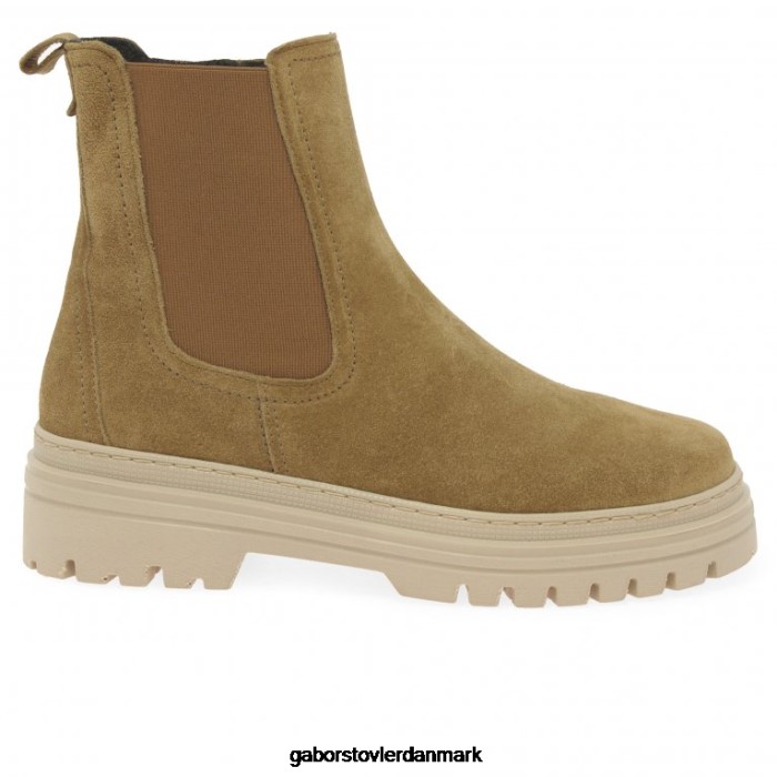 Gabor Kvinder gazania chelsea støvler 4T2H6235 fodtøj løve ruskind