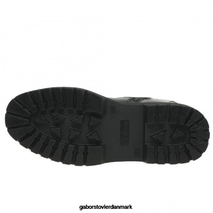 Gabor Kvinder gazania chelsea støvler 4T2H6236 fodtøj sort/hvid søm