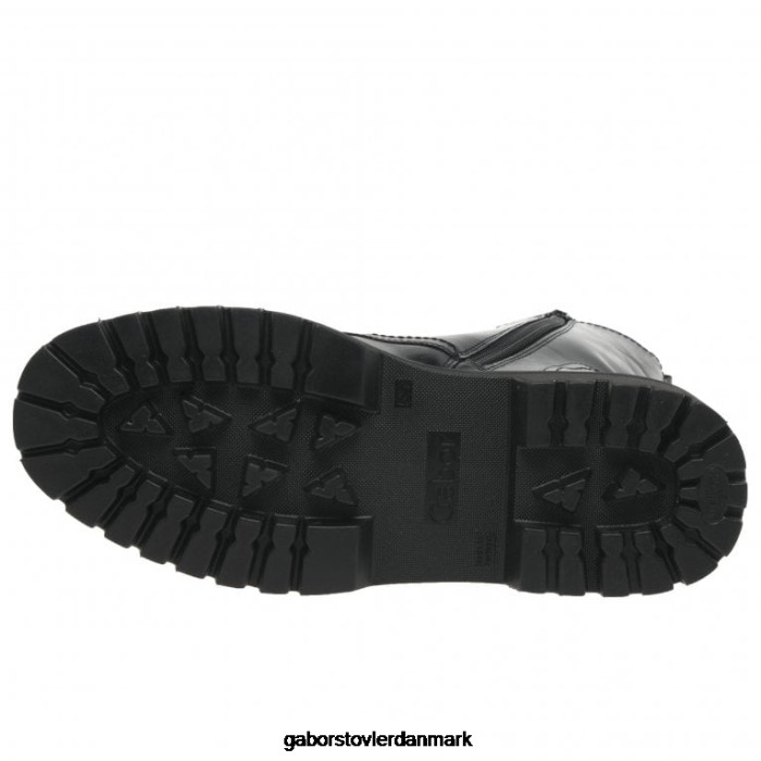 Gabor Kvinder genua militærstøvler 4T2H6234 fodtøj sort