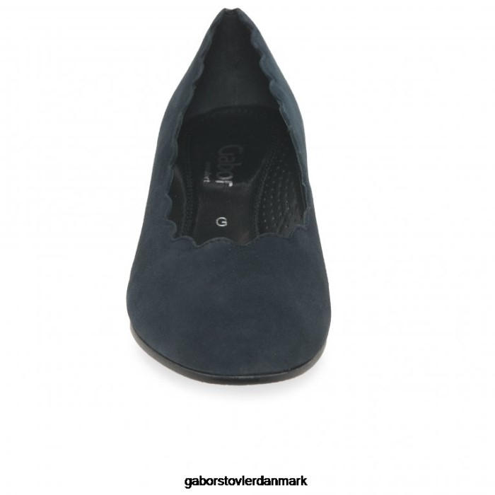 Gabor Kvinder gigi banesko 4T2H644 fodtøj mørkeblå ruskind