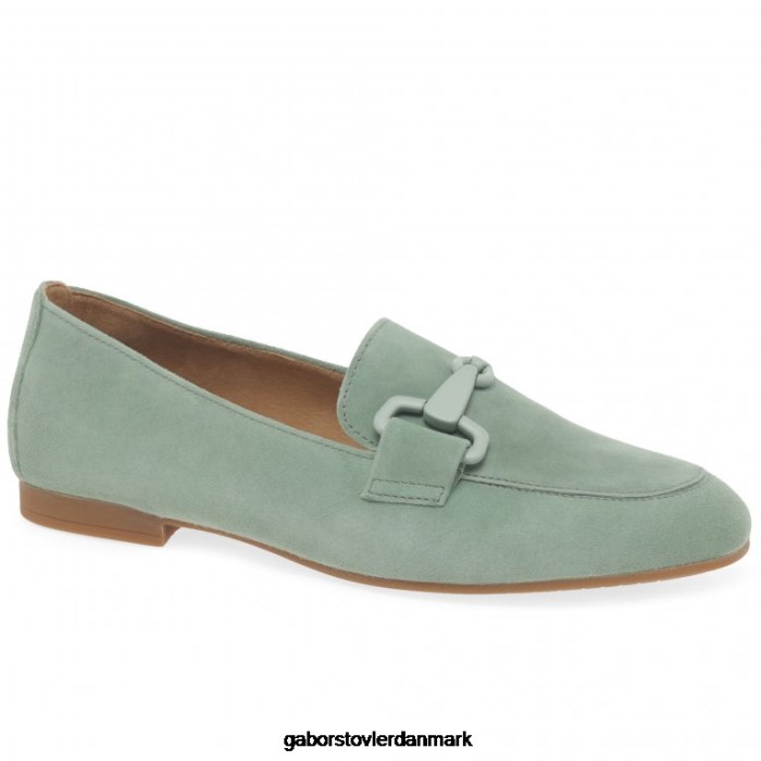 Gabor Kvinder jangle loafers 4T2H687 fodtøj menta ruskind