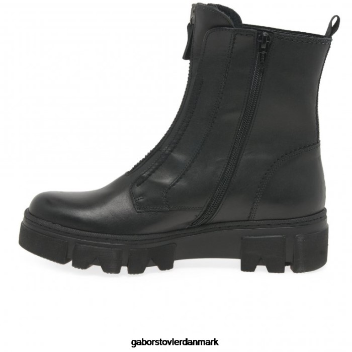 Gabor Kvinder joy biker støvle 4T2H6242 fodtøj sort