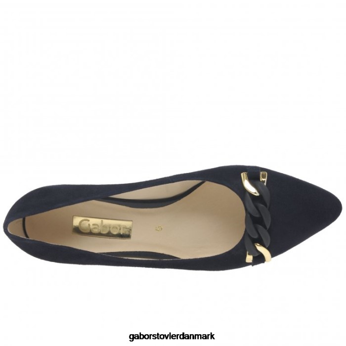 Gabor Kvinder keera banesko 4T2H652 fodtøj atlantisk ruskind