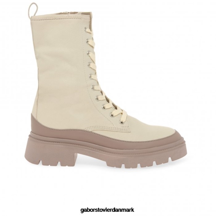 Gabor Kvinder leora biker støvler 4T2H6245 fodtøj panna/mørk nøgen