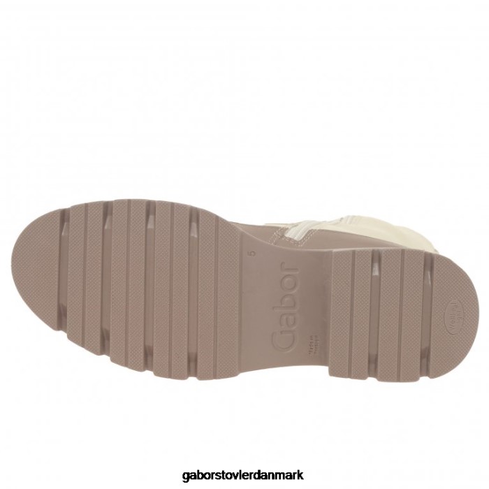 Gabor Kvinder leora biker støvler 4T2H6245 fodtøj panna/mørk nøgen