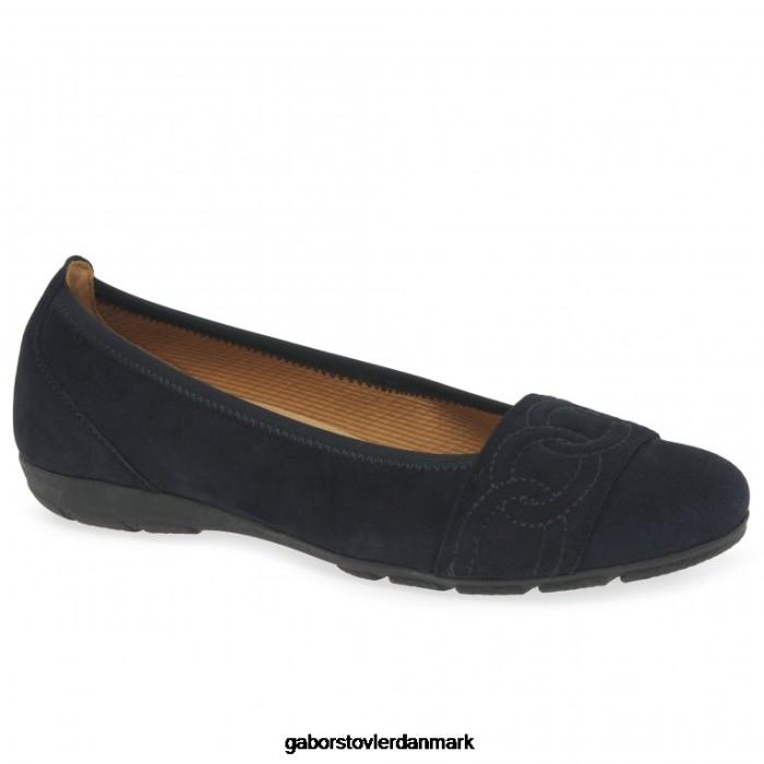 Gabor Kvinder lighedssko 4T2H616 fodtøj atlantisk ruskind